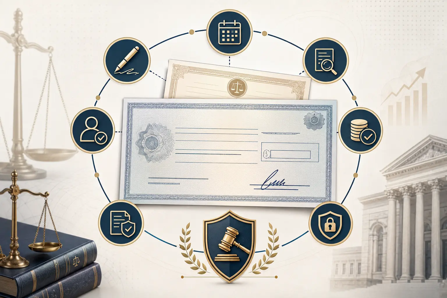 صياغة الكمبيالات والسندات بقوة تنفيذية مطلقة
