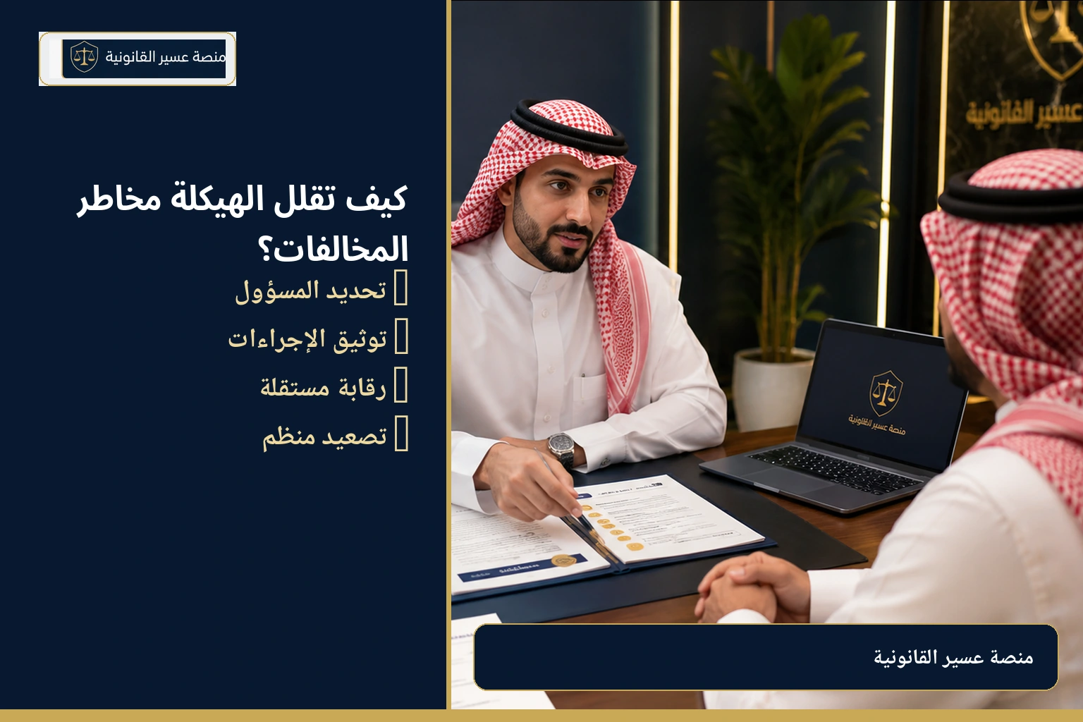 تقليل مخاطر المخالفات من خلال الهيكلة الإدارية