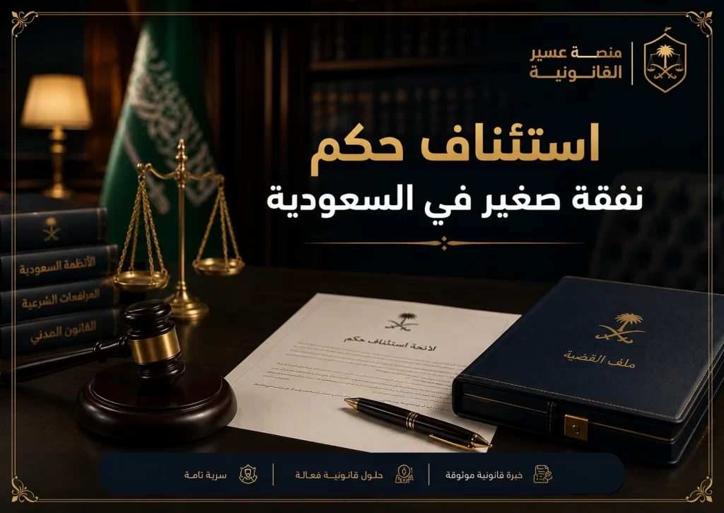 صورة غلاف استئناف حكم نفقة صغير في السعودية