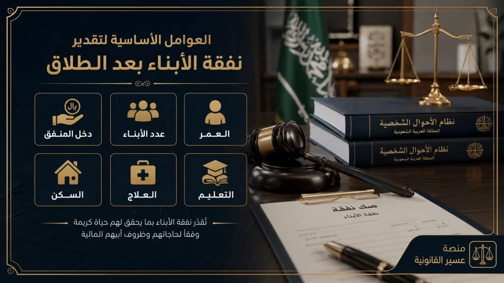 إنفوجرافكس أول عن نفقة الأبناء بعد الطلاق في السعودية: مقدارها وشروطها