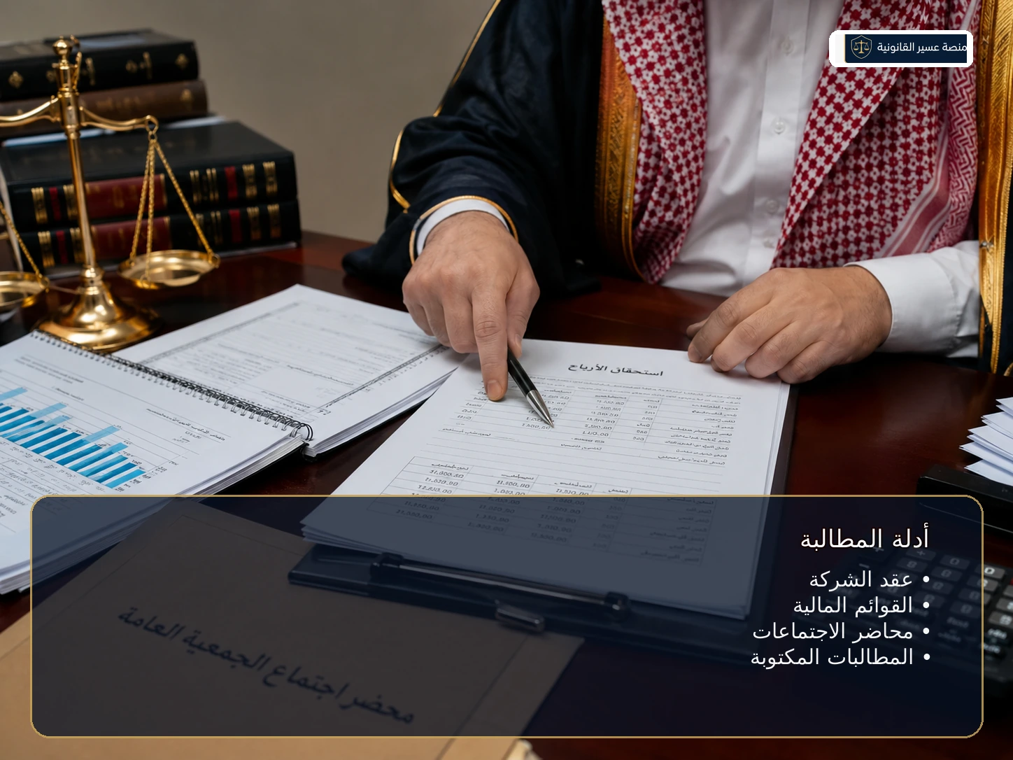 أدلة دعوى المطالبة بالأرباح المحبوسة في الشركات