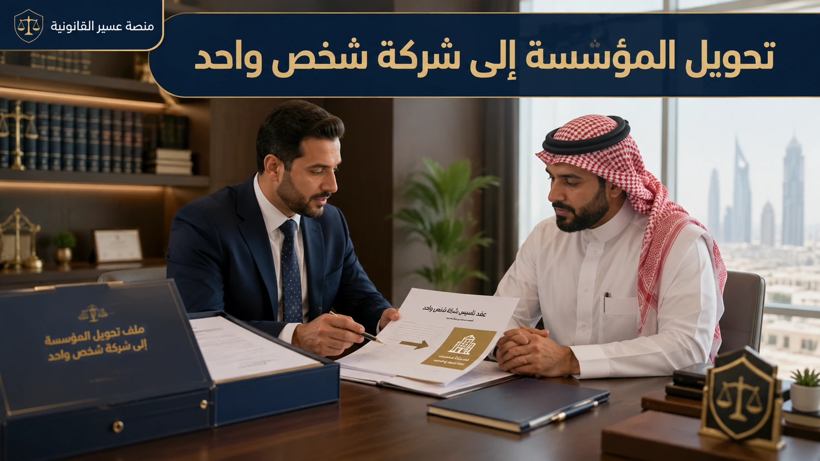 تحويل المؤسسة إلى شركة شخص واحد في السعودية