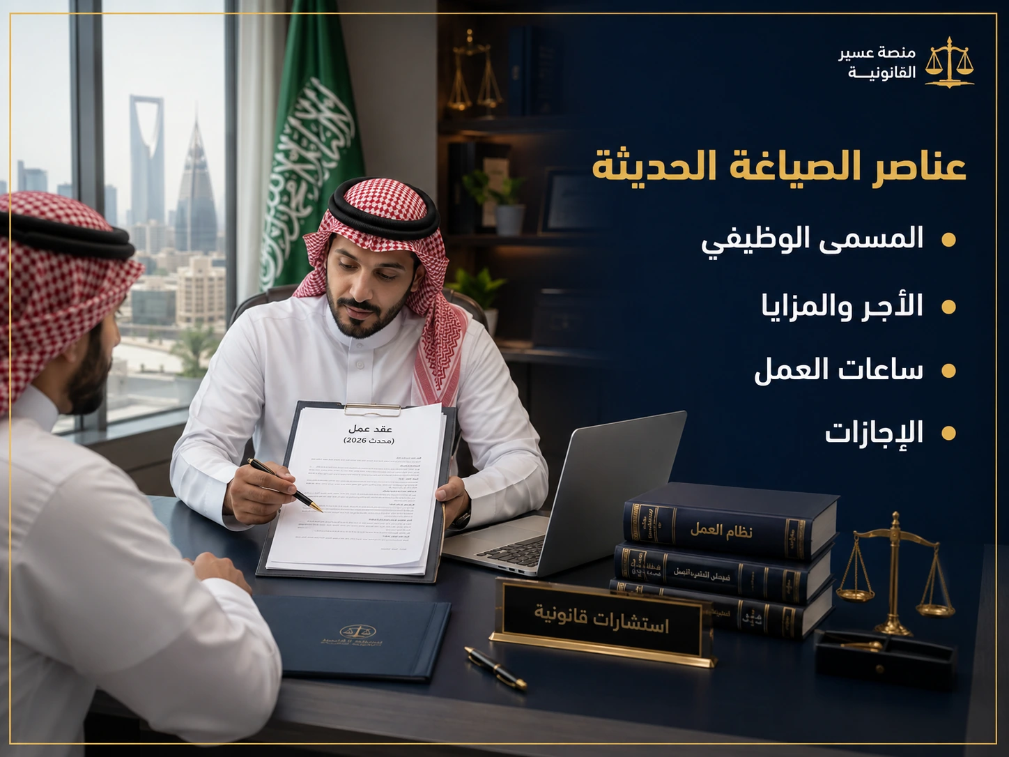 عناصر الصياغة الحديثة في عقد العمل لعام 2026