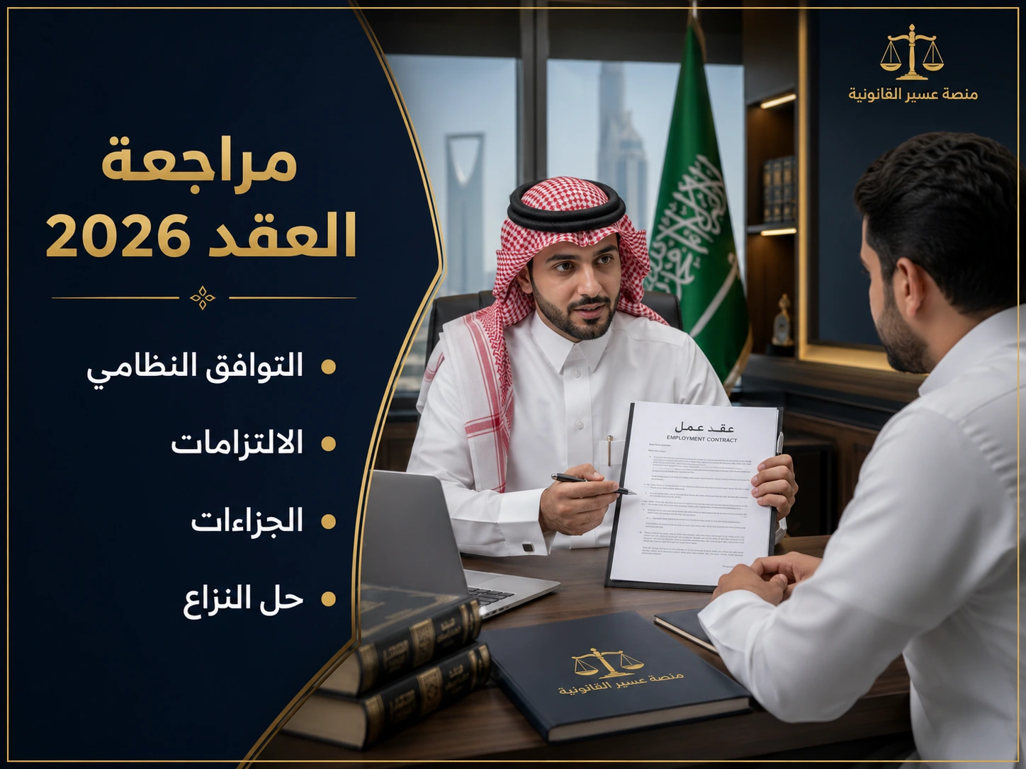 قائمة مراجعة عقد العمل قبل اعتماده في 2026