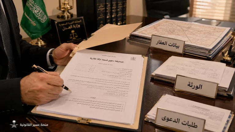 صورة غلاف دعوى قسمة إجبار في السعودية