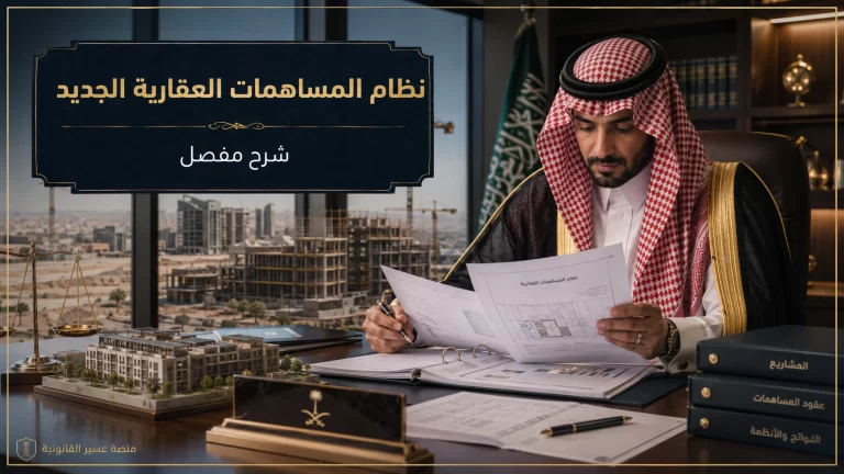 مستشار سعودي يراجع مشروع مساهمة عقارية جديد
