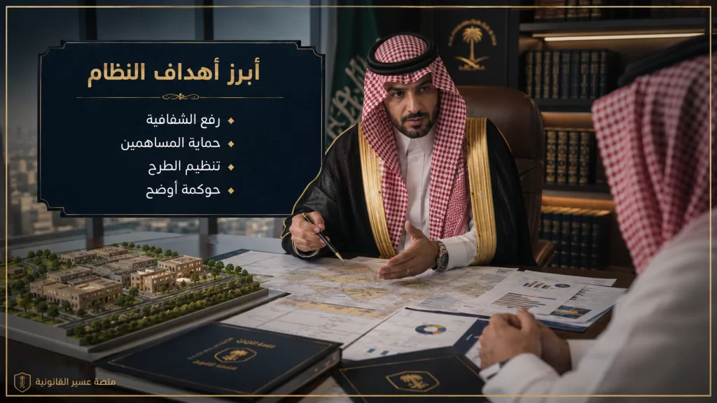 صورة واقعية تشرح أهداف نظام المساهمات العقارية الجديد