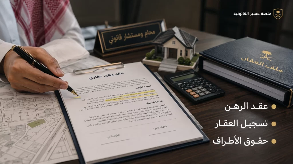 صورة توضح آلية الرهن العقاري الجديد