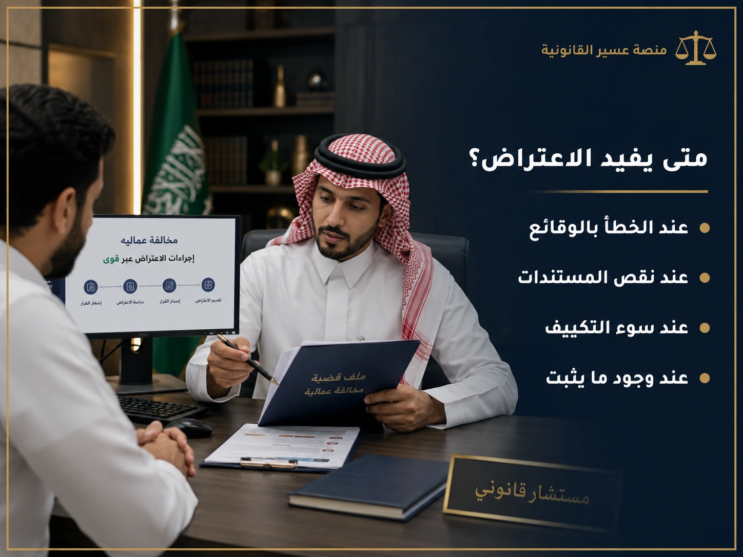 متى يكون الاعتراض على مخالفة العمل مفيدًا