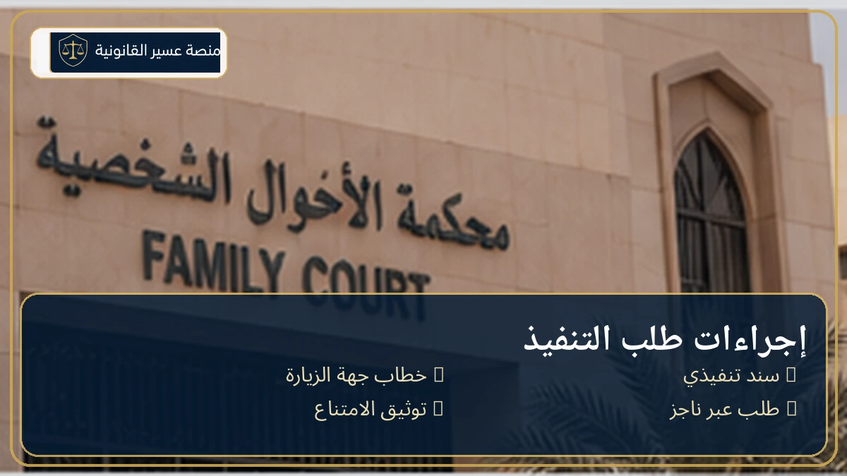 خطوات تقديم طلب تنفيذ حكم الزيارة عبر ناجز