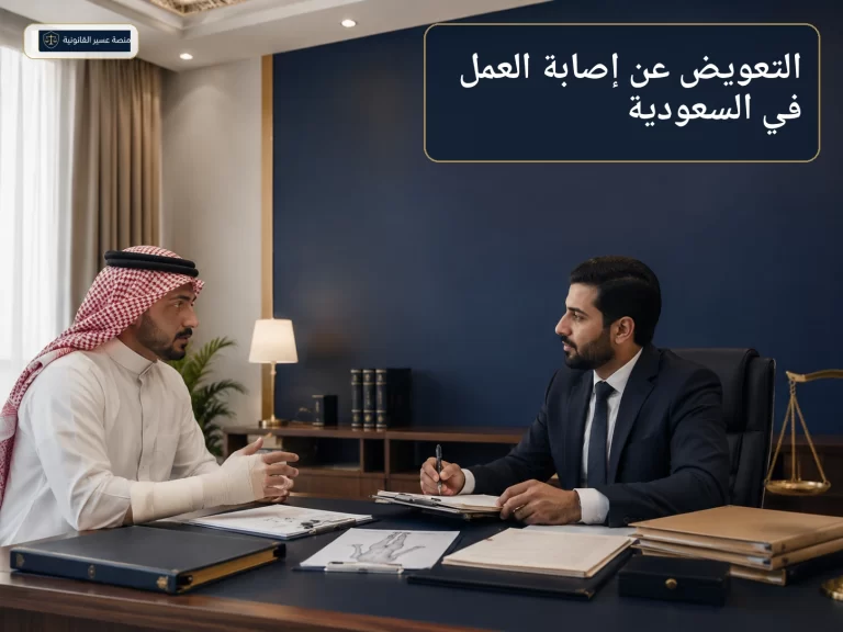 استشارة قانونية حول التعويض عن إصابة العمل في السعودية
