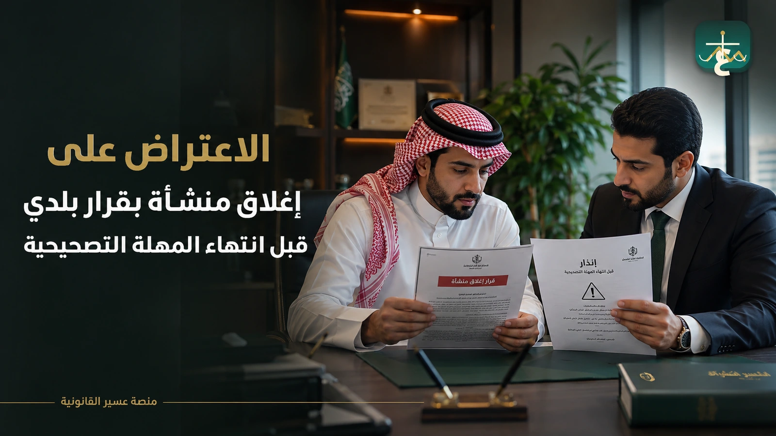 الاعتراض على إغلاق منشأة بقرار بلدي قبل انتهاء المهلة التصحيحية