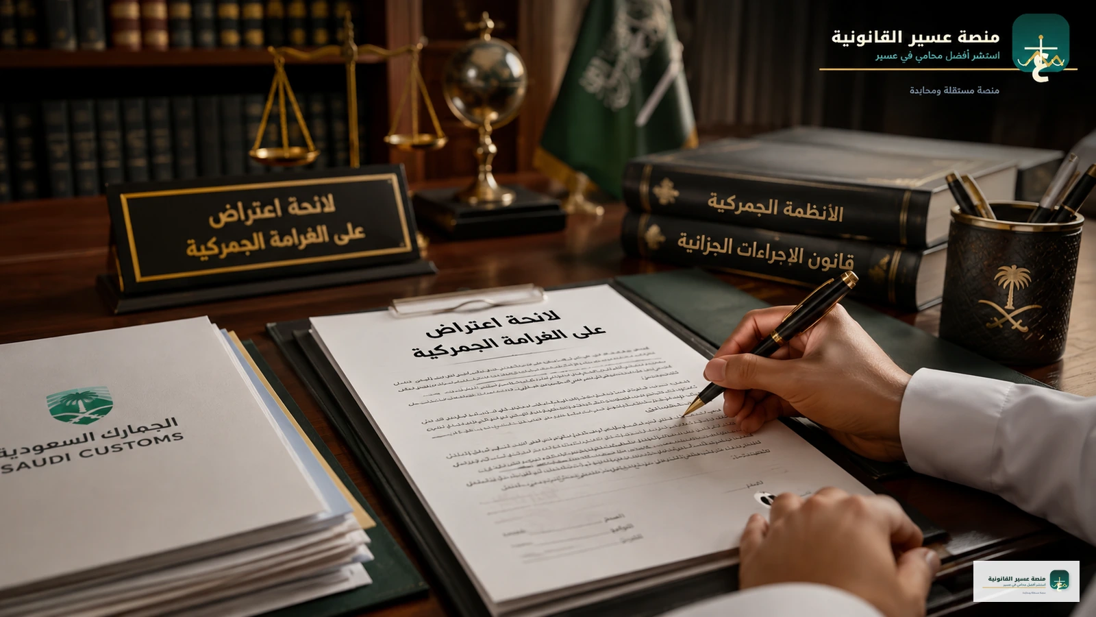مذكرة اعتراض على غرامة جمركية