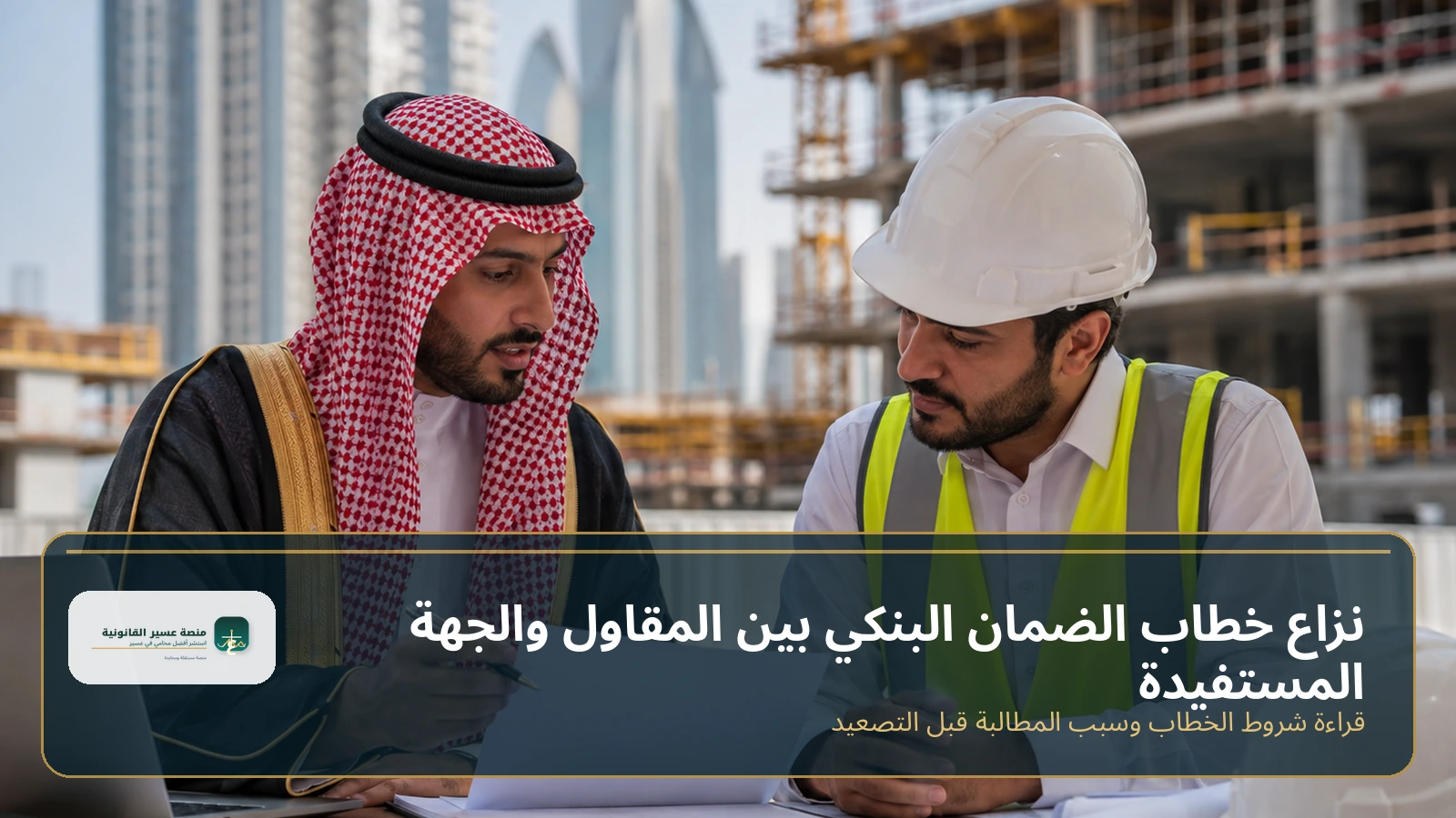 نزاع خطاب الضمان البنكي بين المقاول والجهة المستفيدة