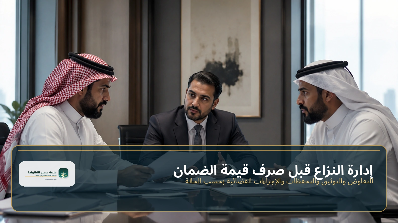 إدارة النزاع قبل صرف قيمة الضمان