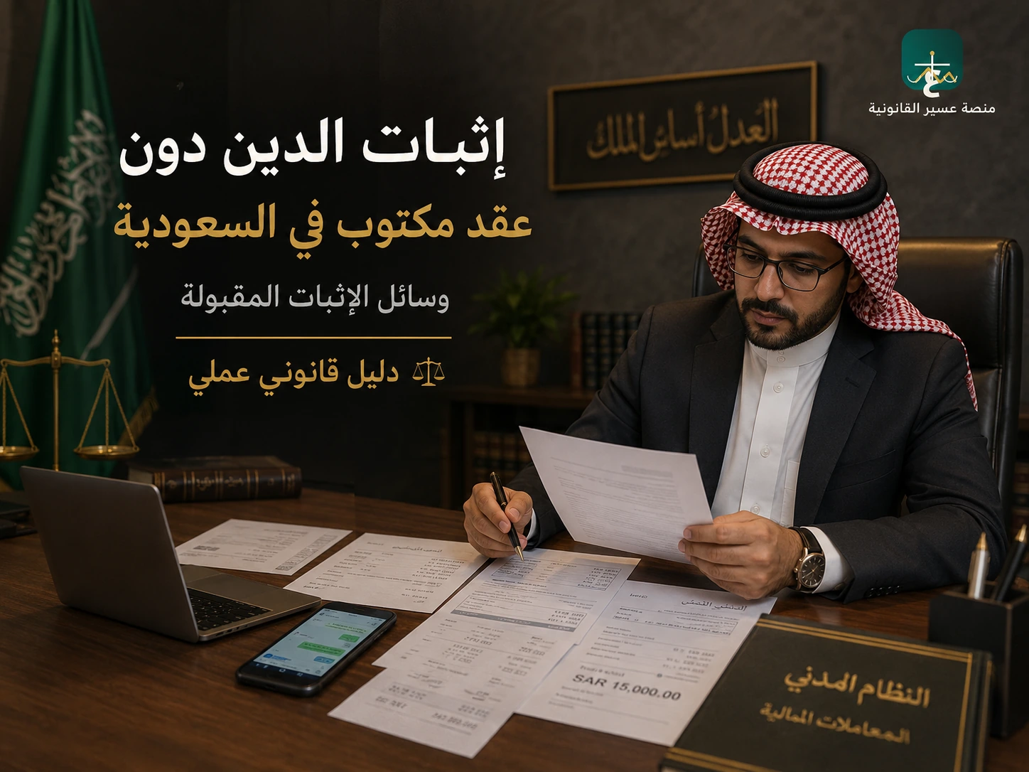 إثبات الدين دون عقد مكتوب في السعودية