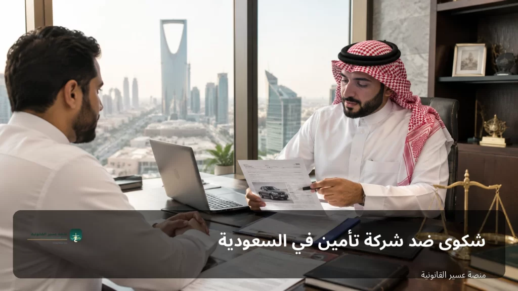 غلاف شكوى ضد شركة تأمين في السعودية