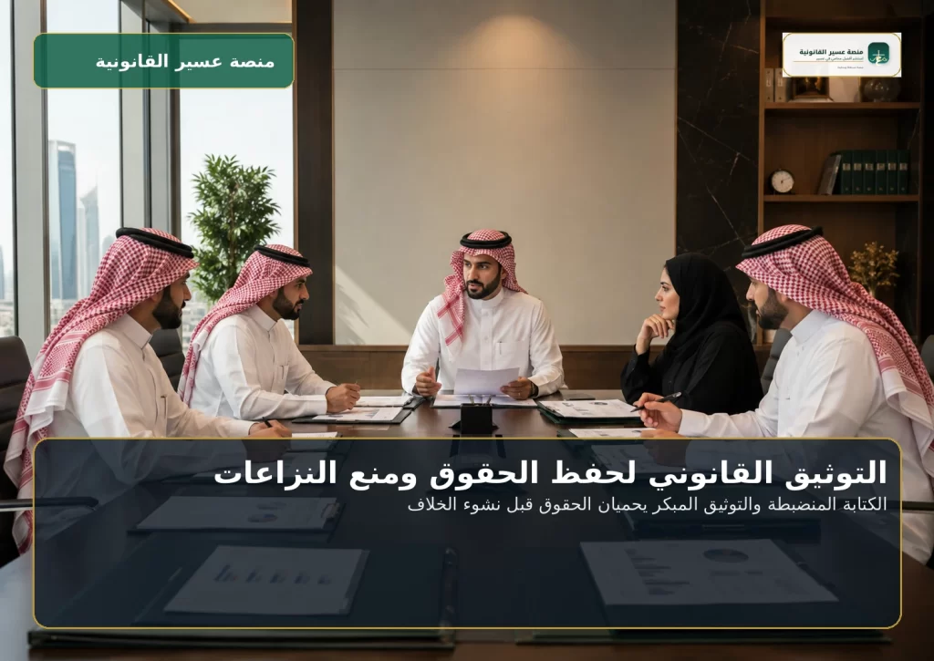 غلاف التوثيق القانوني لحفظ الحقوق ومنع النزاعات