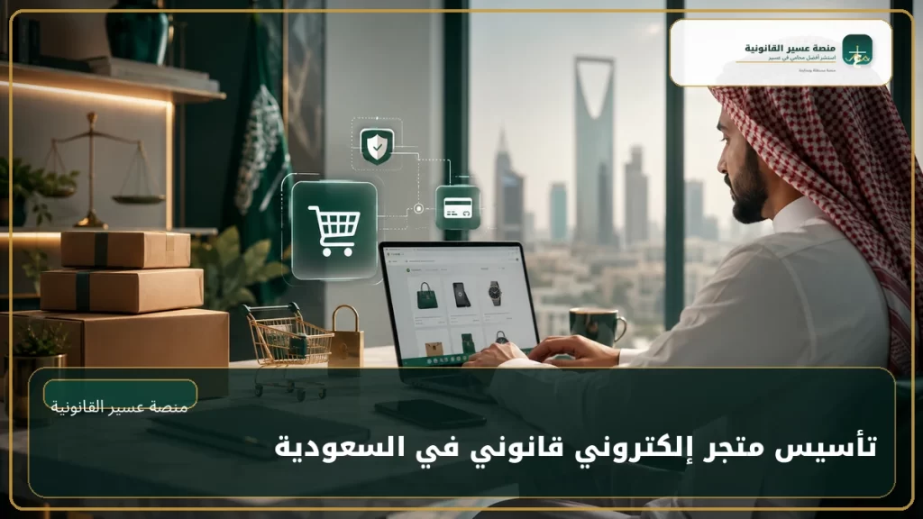 غلاف عن تأسيس متجر إلكتروني قانوني في السعودية