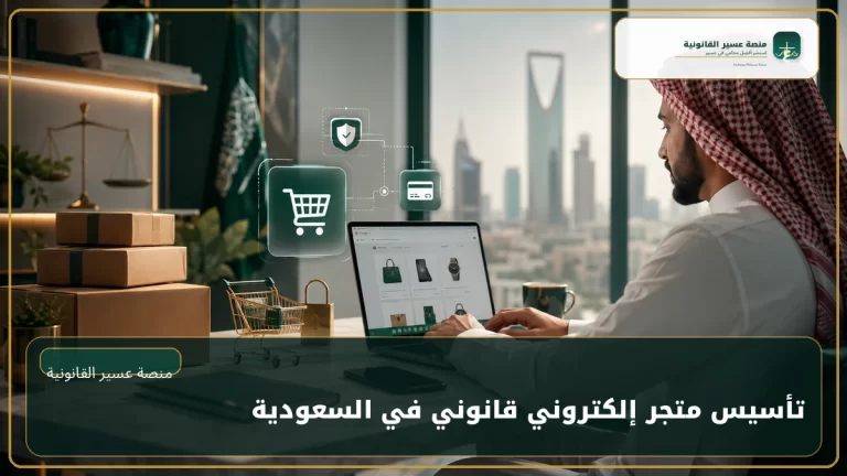 غلاف عن تأسيس متجر إلكتروني قانوني في السعودية
