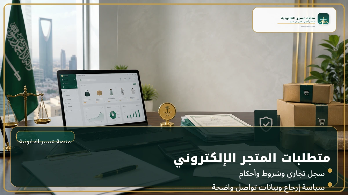 متطلبات المتجر الإلكتروني القانونية