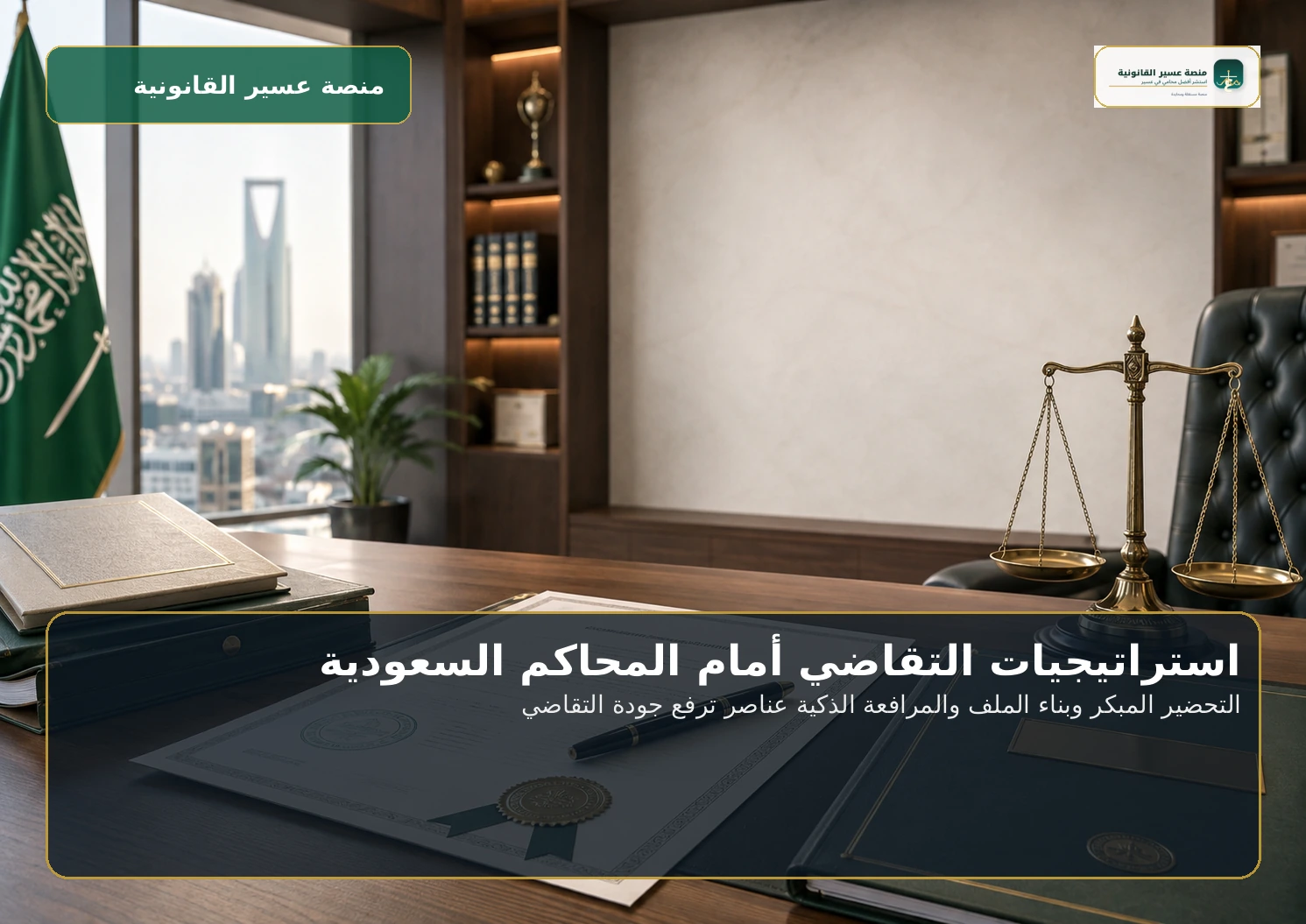 استراتيجيات التقاضي أمام المحاكم السعودية