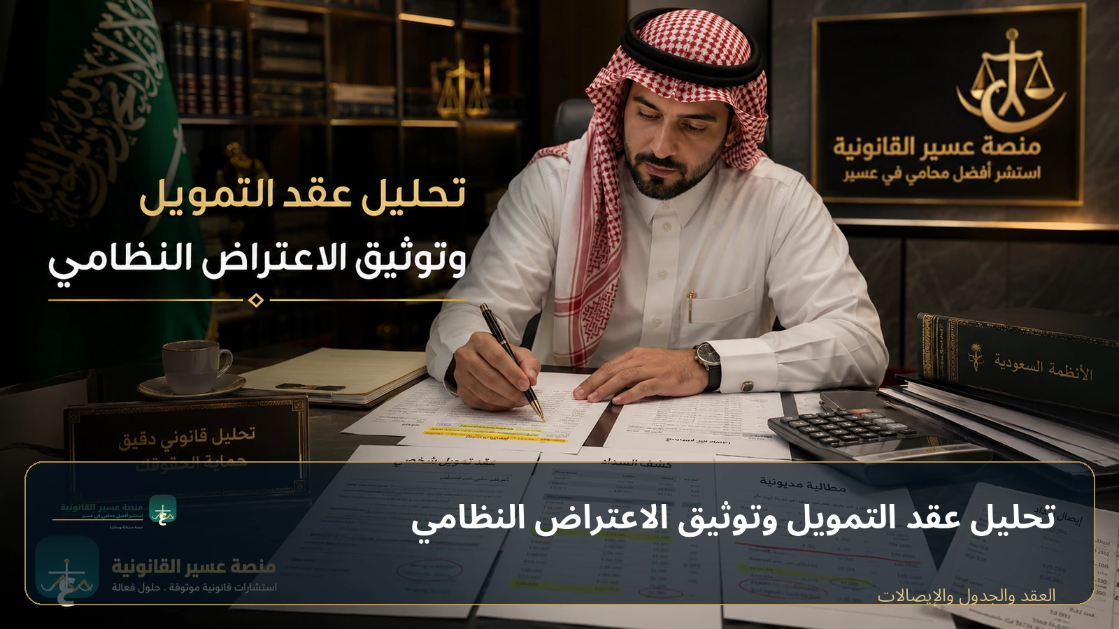 تحليل عقد التمويل وتوثيق الاعتراض النظامي