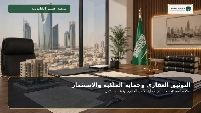 غلاف التوثيق العقاري وحماية الملكية والاستثمار