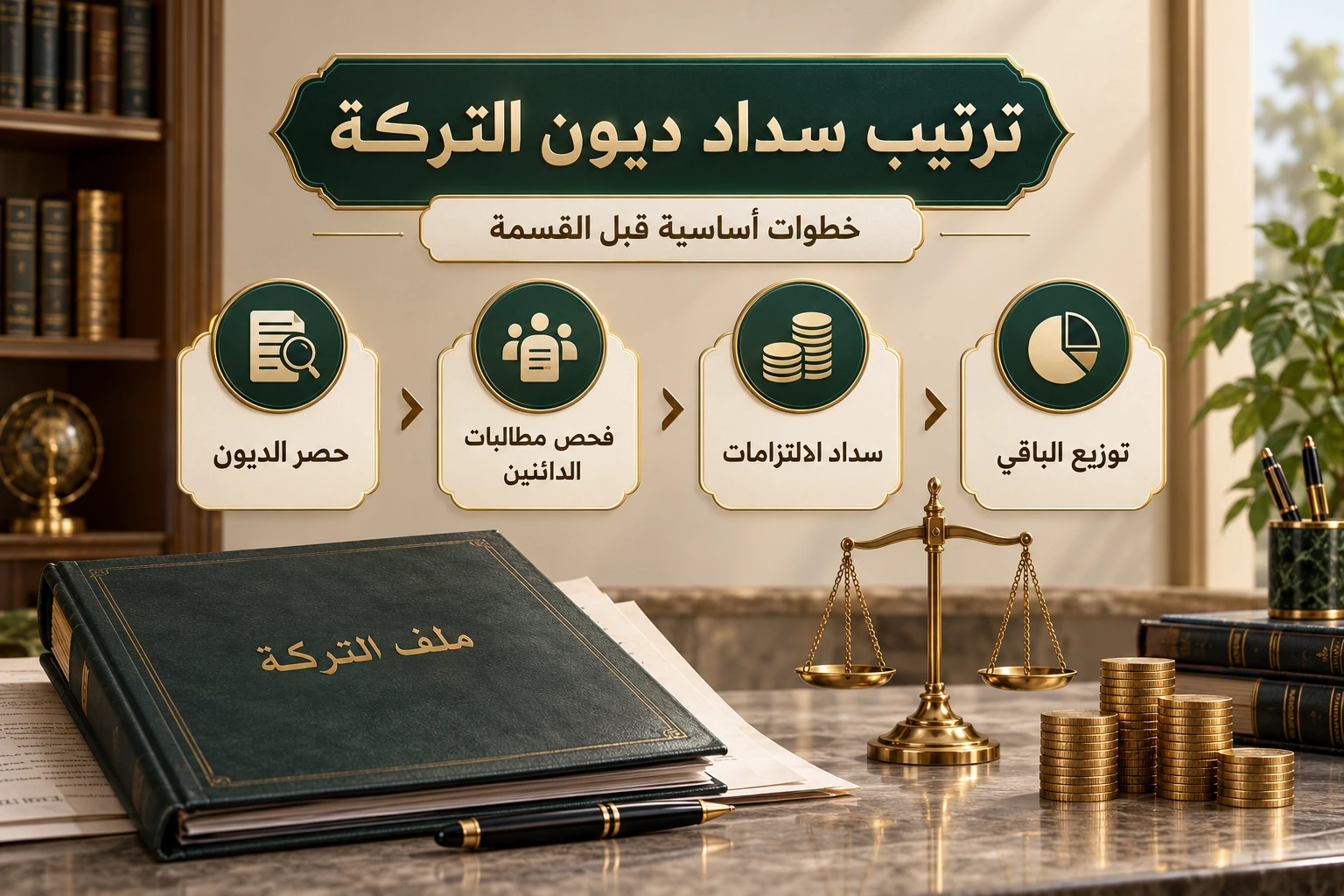 أولوية سداد ديون التركة