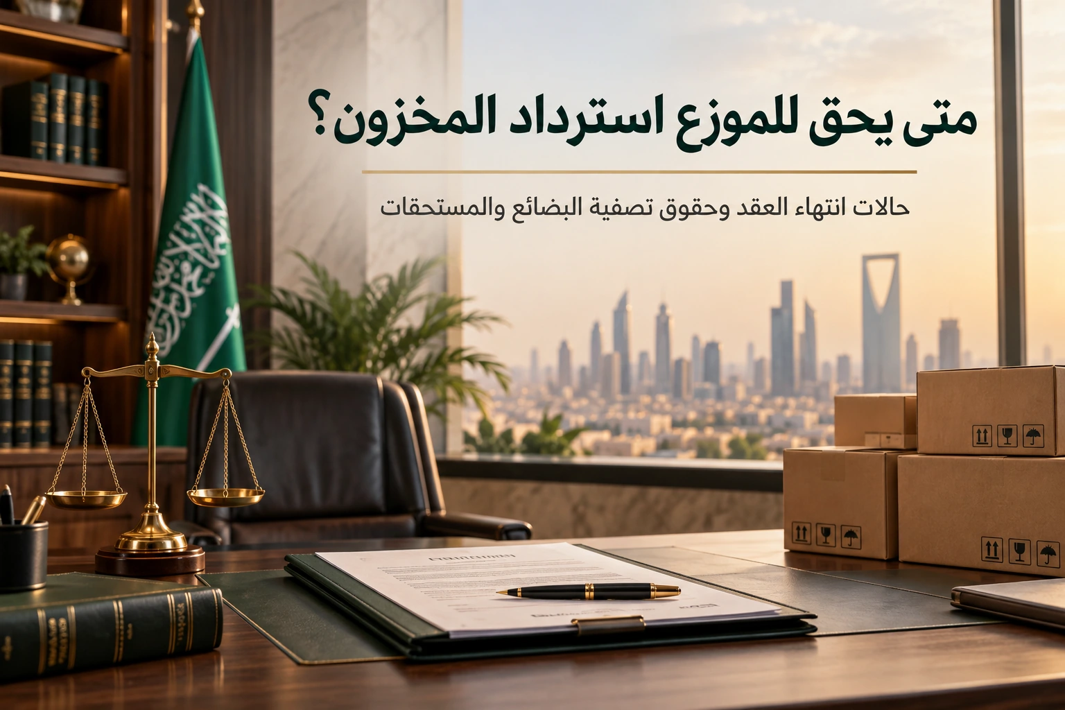 متى يحق للموزع استرداد المخزون