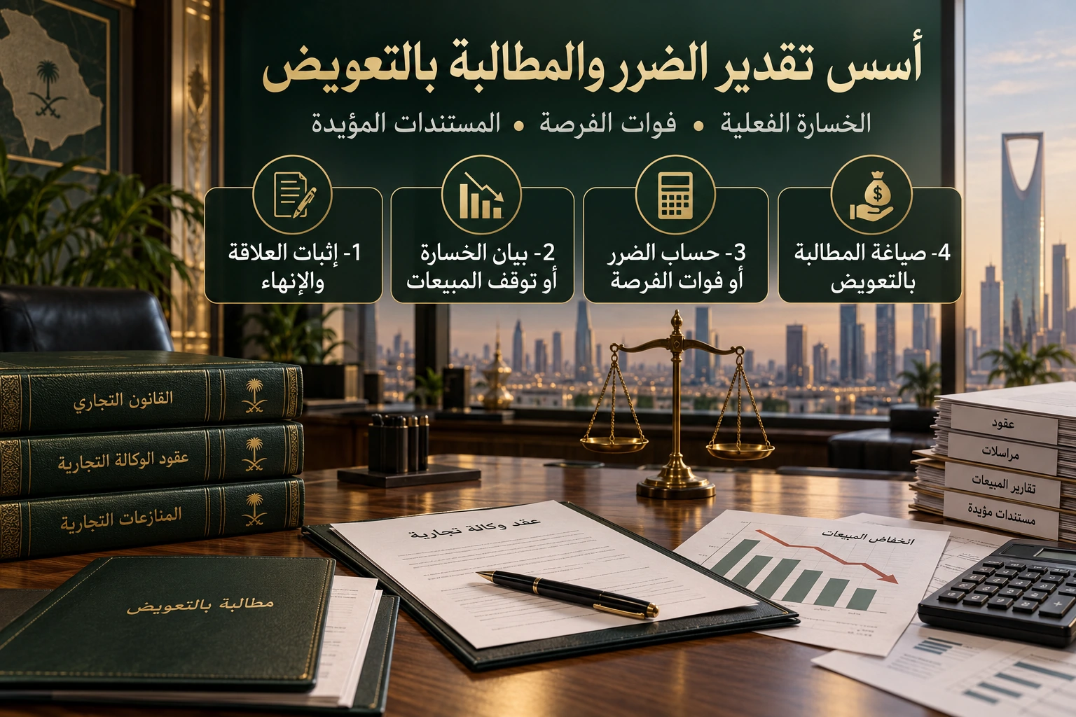 أسس تقدير الضرر والمطالبة بالتعويض