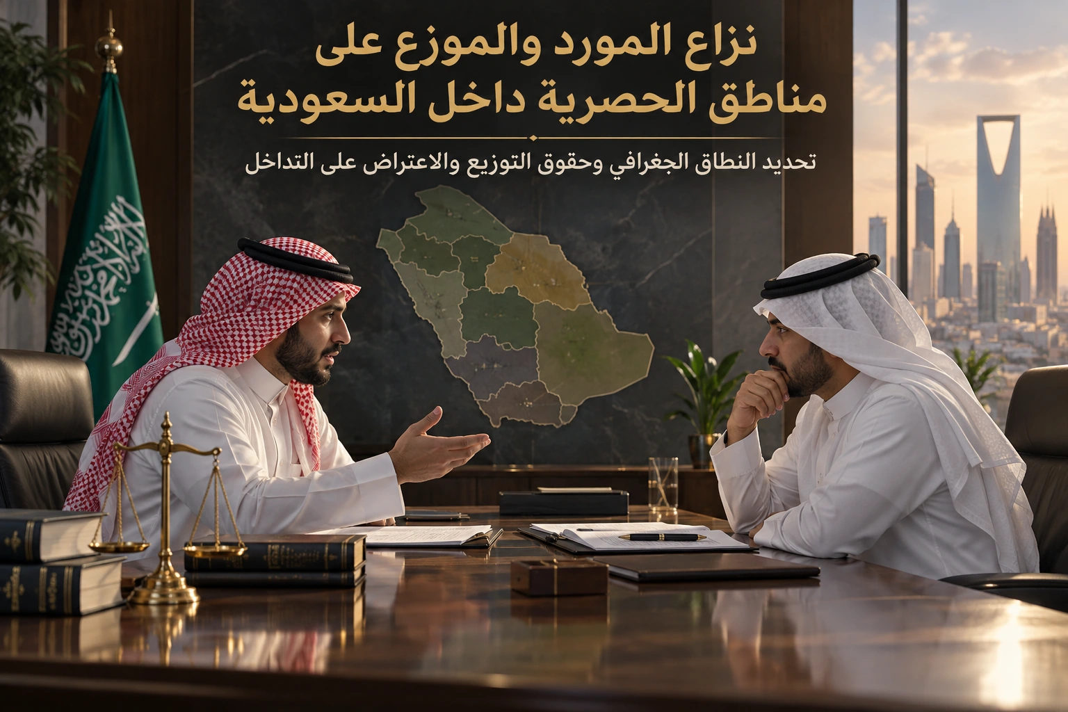 نزاع المورد والموزع على مناطق الحصرية داخل السعودية